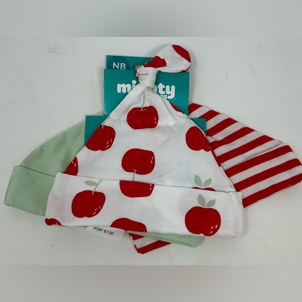 NWT Mighty Goods Buy Buy Baby 3 pack hat set